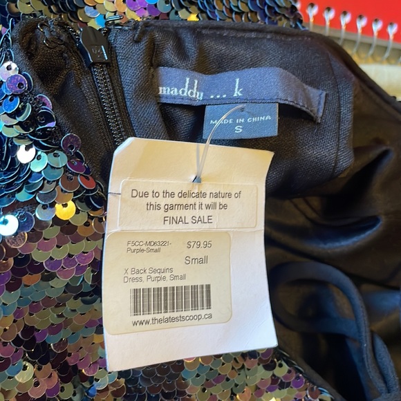 Sequin mini dress - Picture 3 of 4